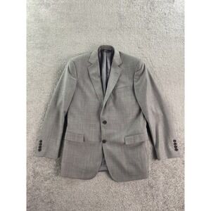 Brooks Brothers Suit Jacket 40 R Gray Wool Regent Fit Luxury Designer Sport